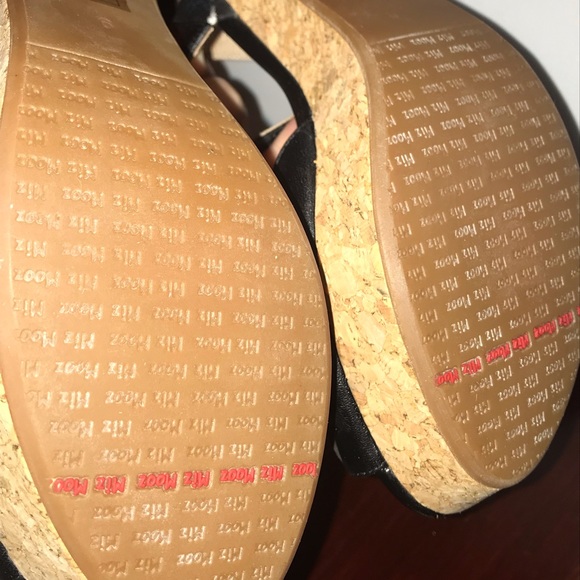 Miz Mooz Roma leather and cork heels size 9 - Picture 8 of 8